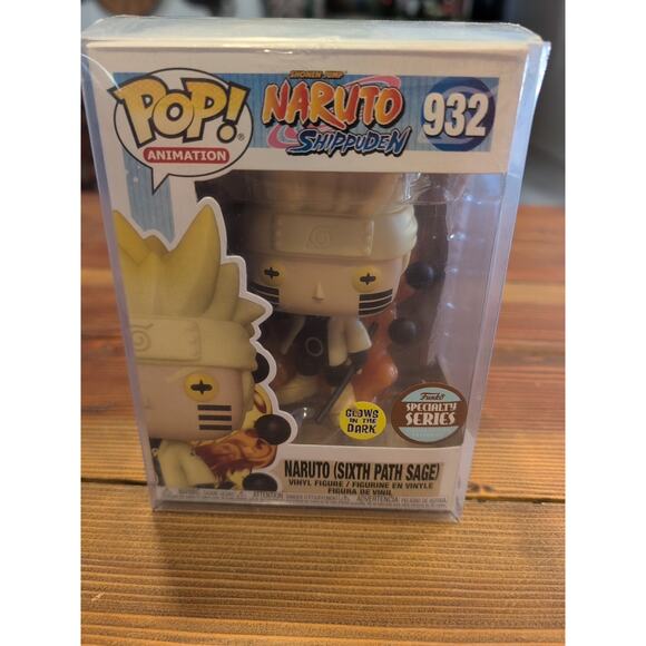 Funko Pop! Naruto (Sixth Path Sage) #932 Glows in the Dark Special Edition Sleev - Picture 1 of 6